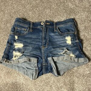 hollister jean shorts